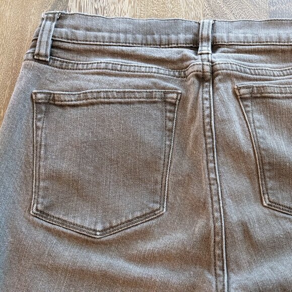 LRL Lauren Jeans Co Ralph Lauren Petite Brown Straight Leg Jeans, Size 6 Petite - Picture 10 of 12